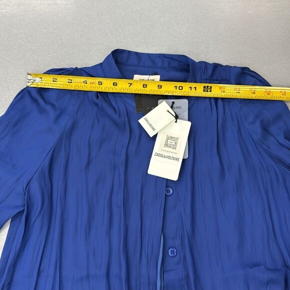 Zadig & Voltaire Royal Blue Blouse - Picture 9 of 11